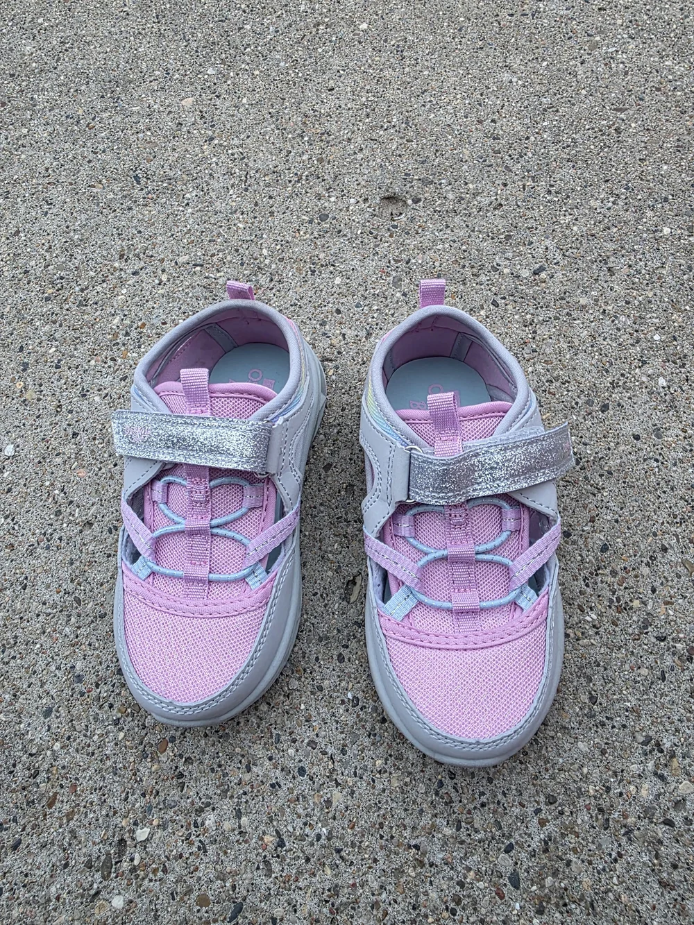 Oshkosh washable sandals With Pink Glitter Strap  Girl  10k